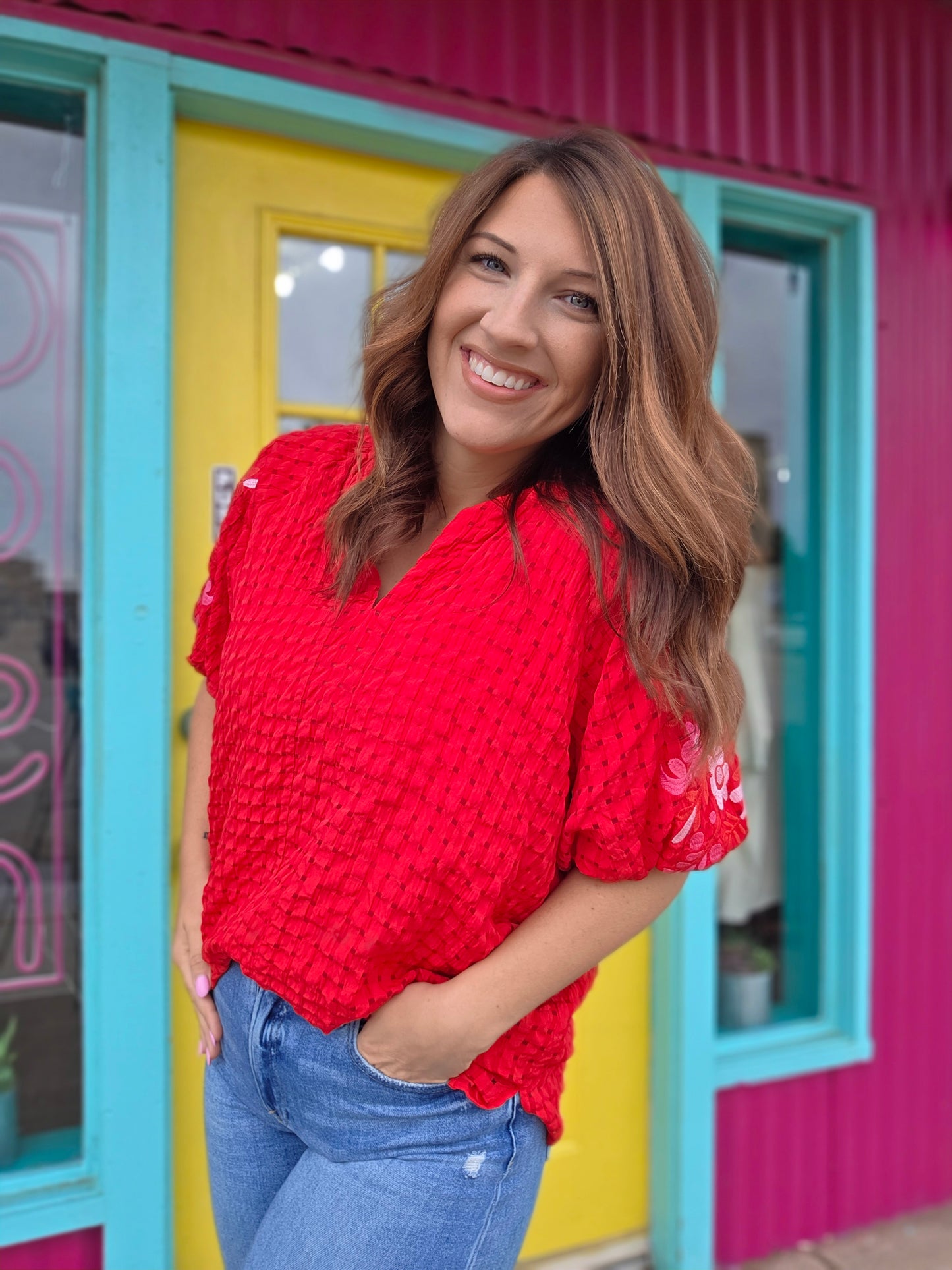Shanna Embroidered Blouse