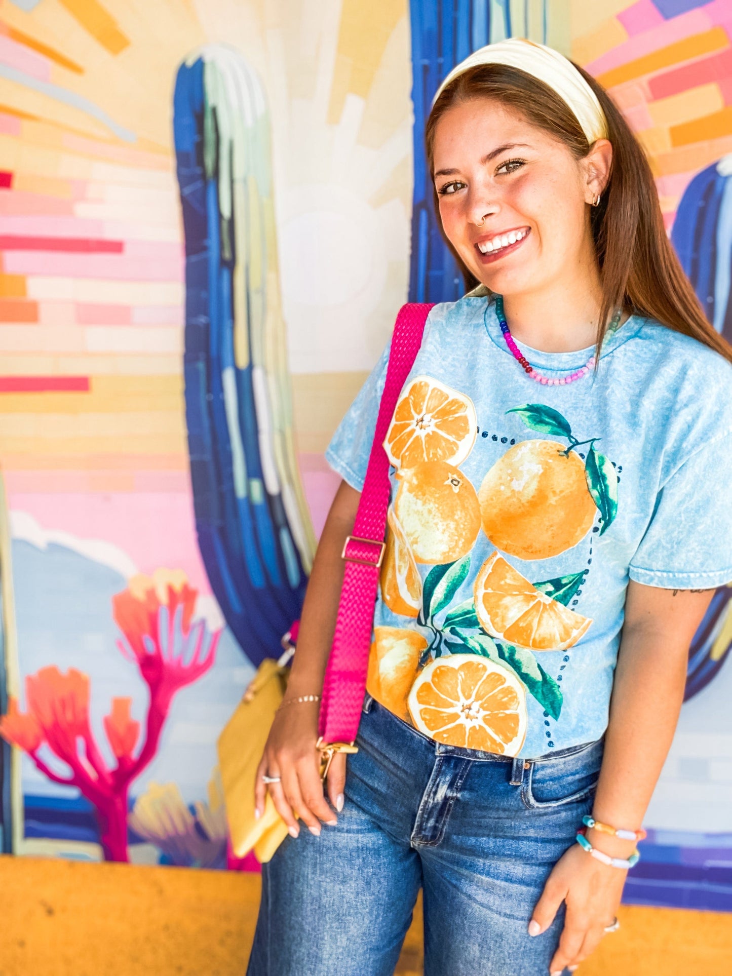 Graphic Tees Blue Citrus Tee