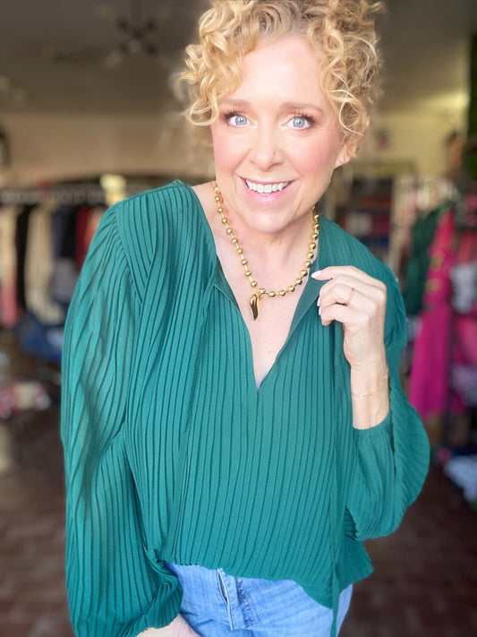 Dresses Hollidays Pleated Blouse