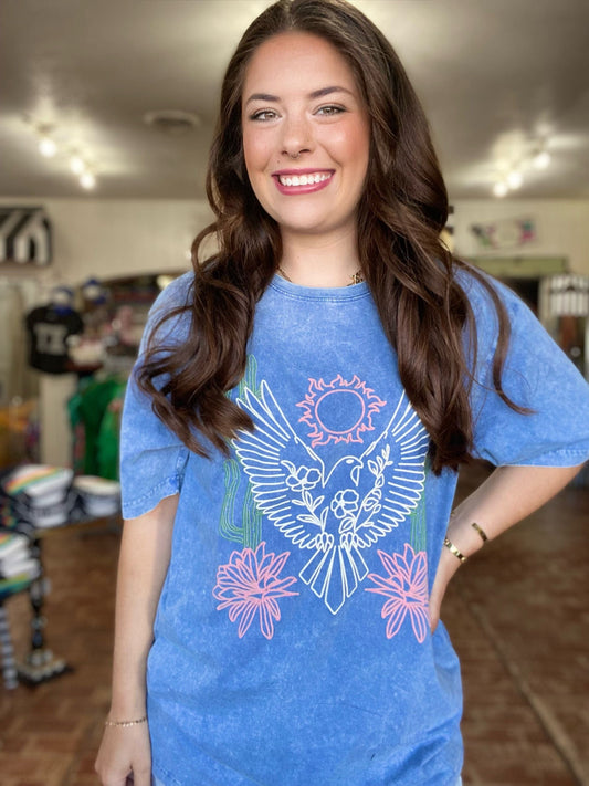 Graphic Tees Phoenix Tee-Blue