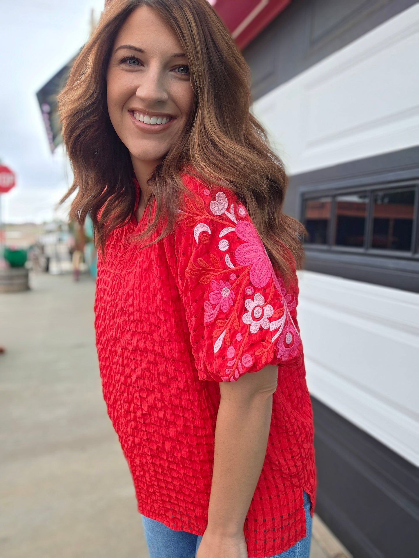 Shanna Embroidered Blouse