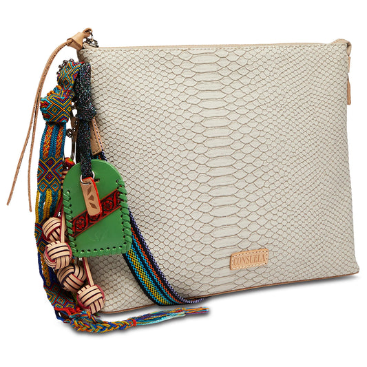 Consuela Downtown Crossbody Thunderbird Crema Snake