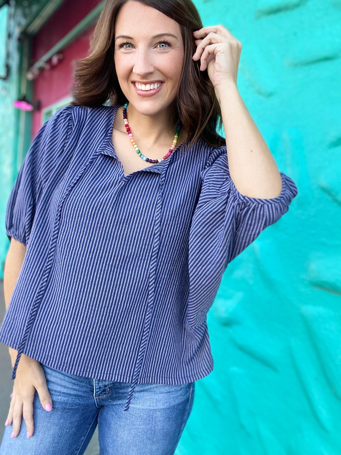 Dany Stripe Blouse