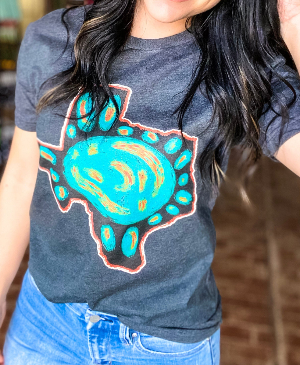 Turquoise Jewel Texas Tee