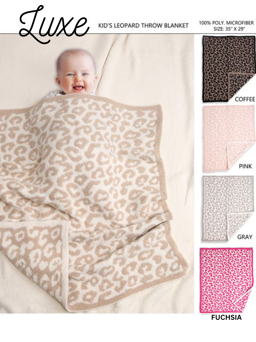 Luxe Kids Blanket-Coffee