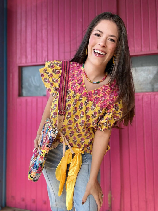 Ali Embroidered Top