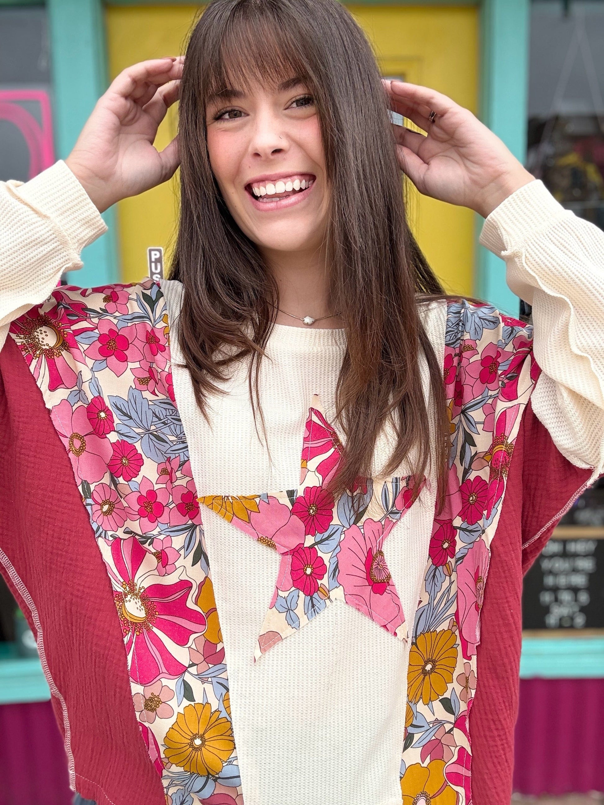 Tops BiBi Star Floral Pullover