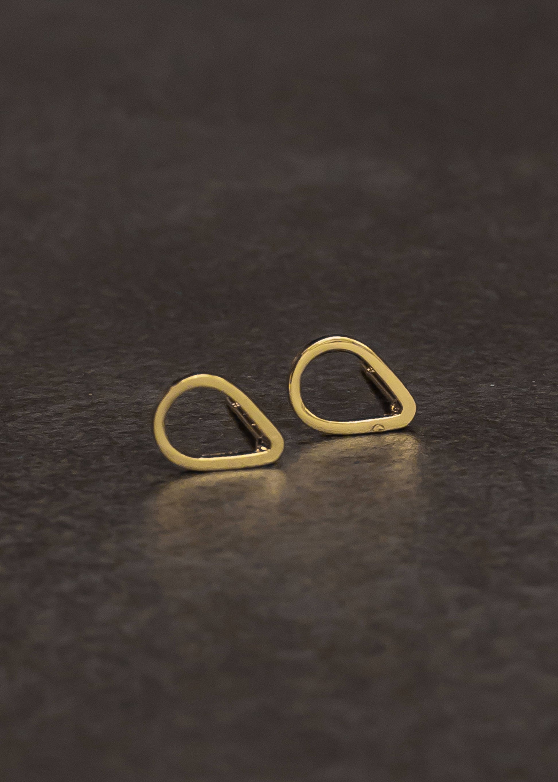 Earrings Gold Teardrop Stud Earrings