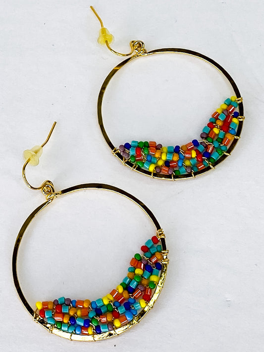 Fiesta Chula Half Circle Earring