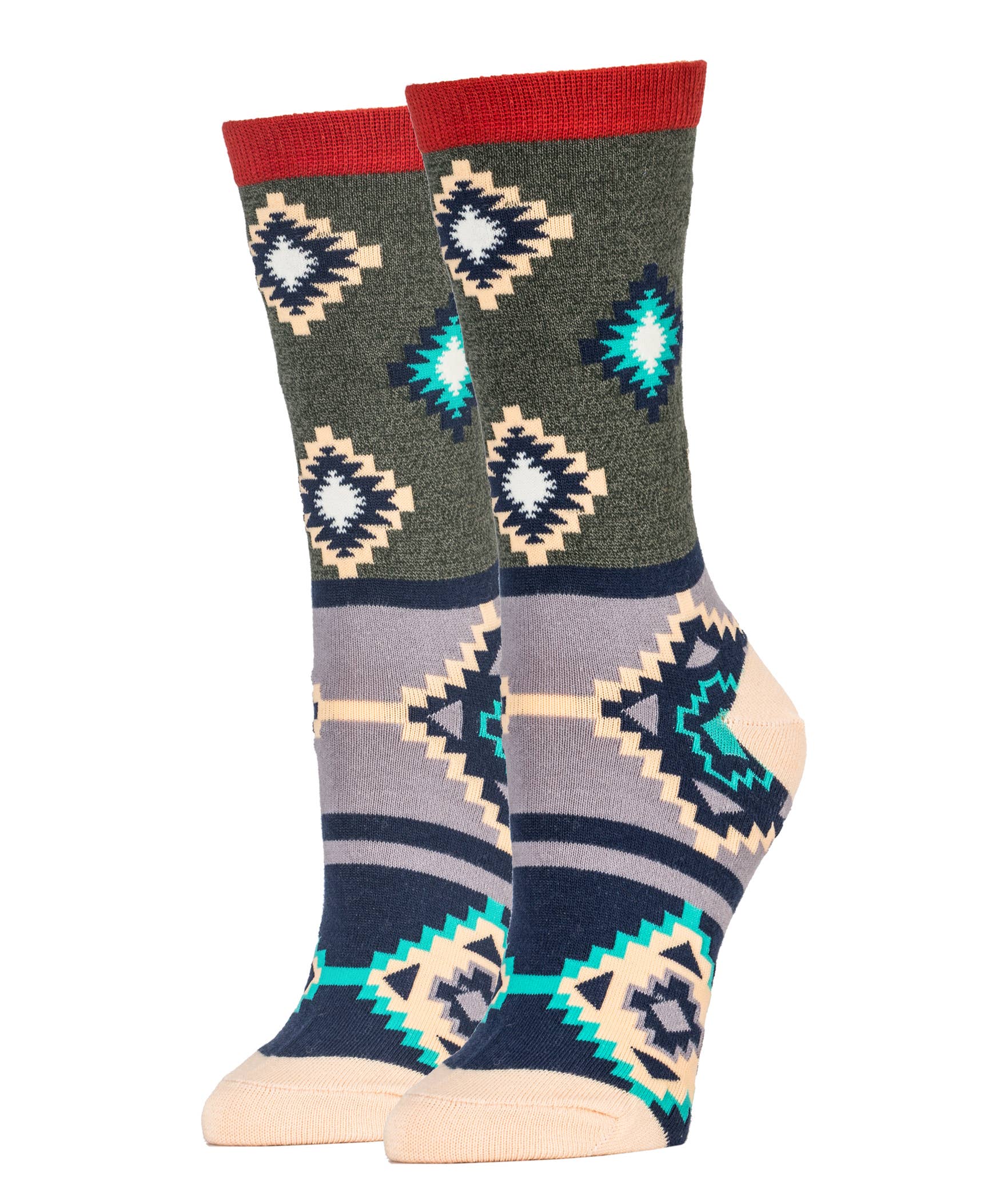 Other Goodies Lemongrass Ale | Women's Premium Cotton Crew Dress Socks