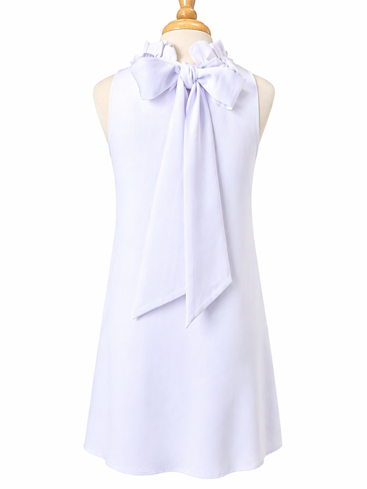 Sweet Grayce Ruffle Neck Dress