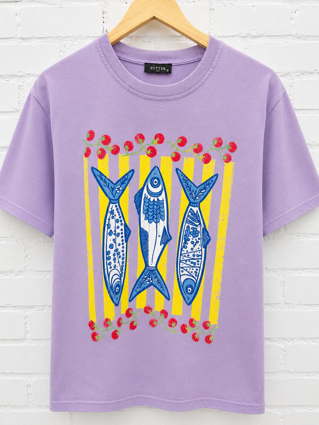 Anchovies Tee Lavender