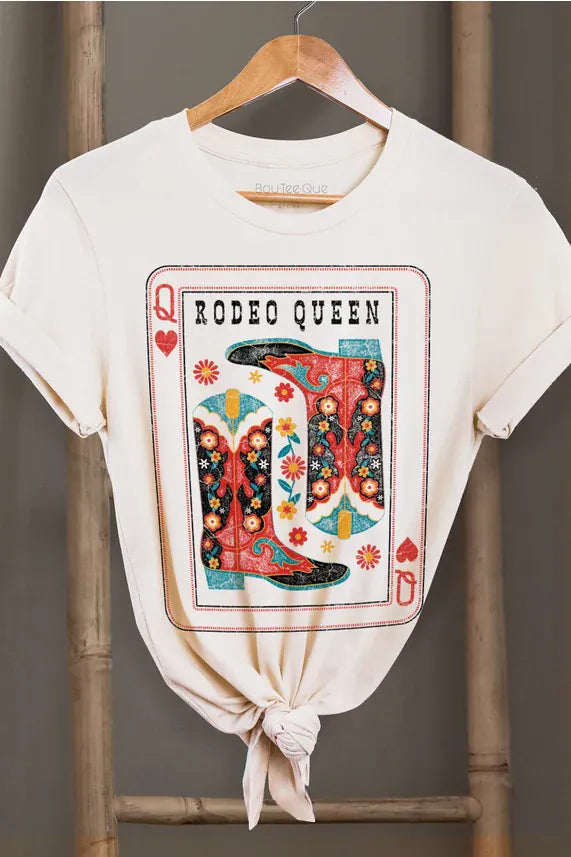 apparel Rodeo Queen Western Tee Vintage White