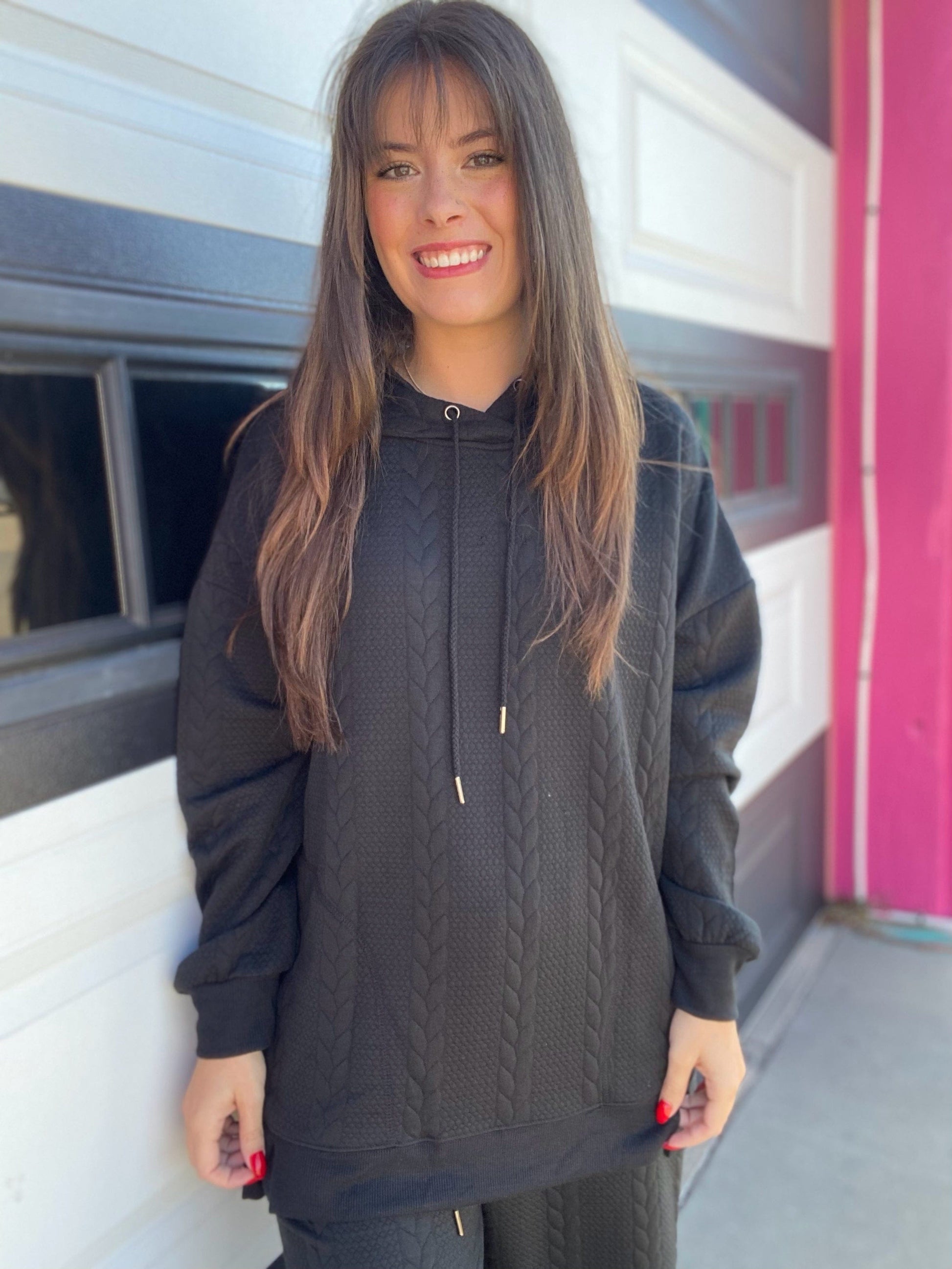 Set Shandi Sweater Look Set- Black