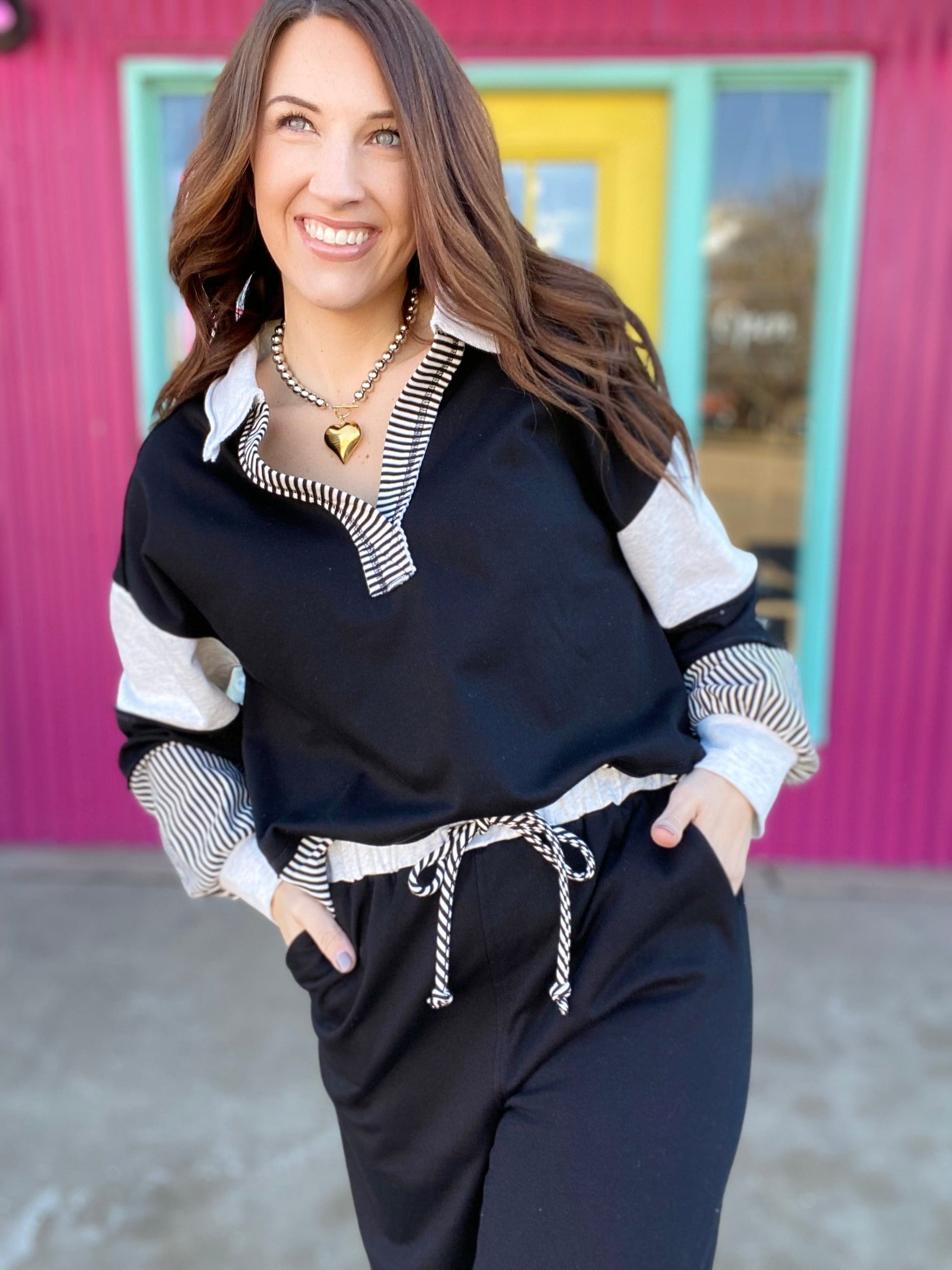 Set Shaylee Striped Set