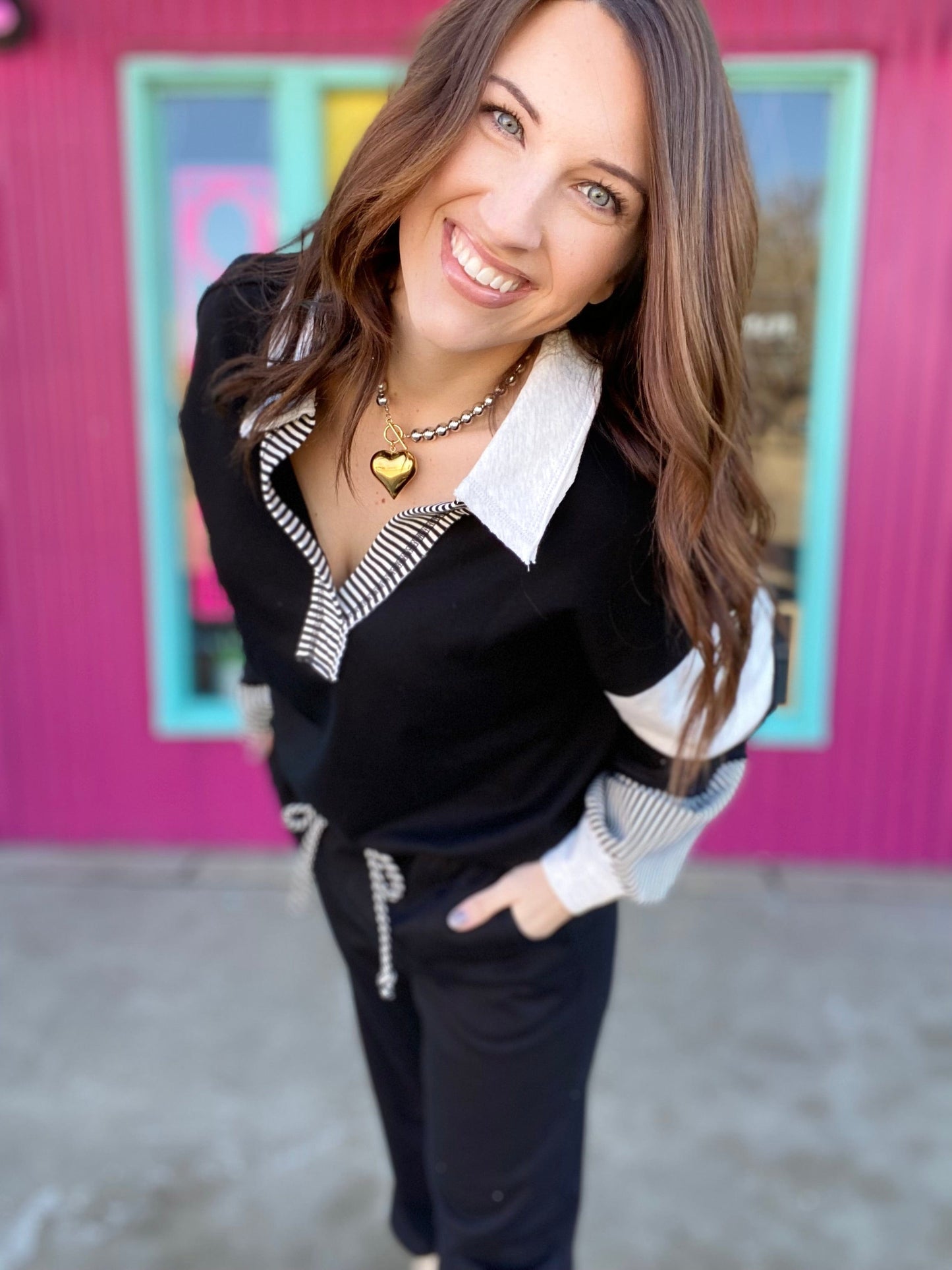 Set Shaylee Striped Set