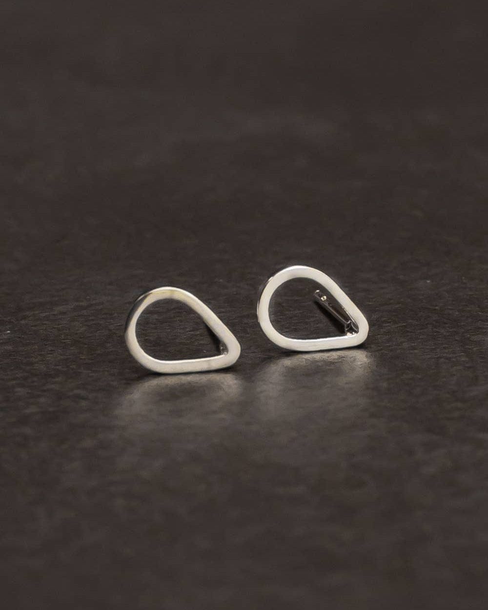 Earrings Silver Teardrop Stud Earrings