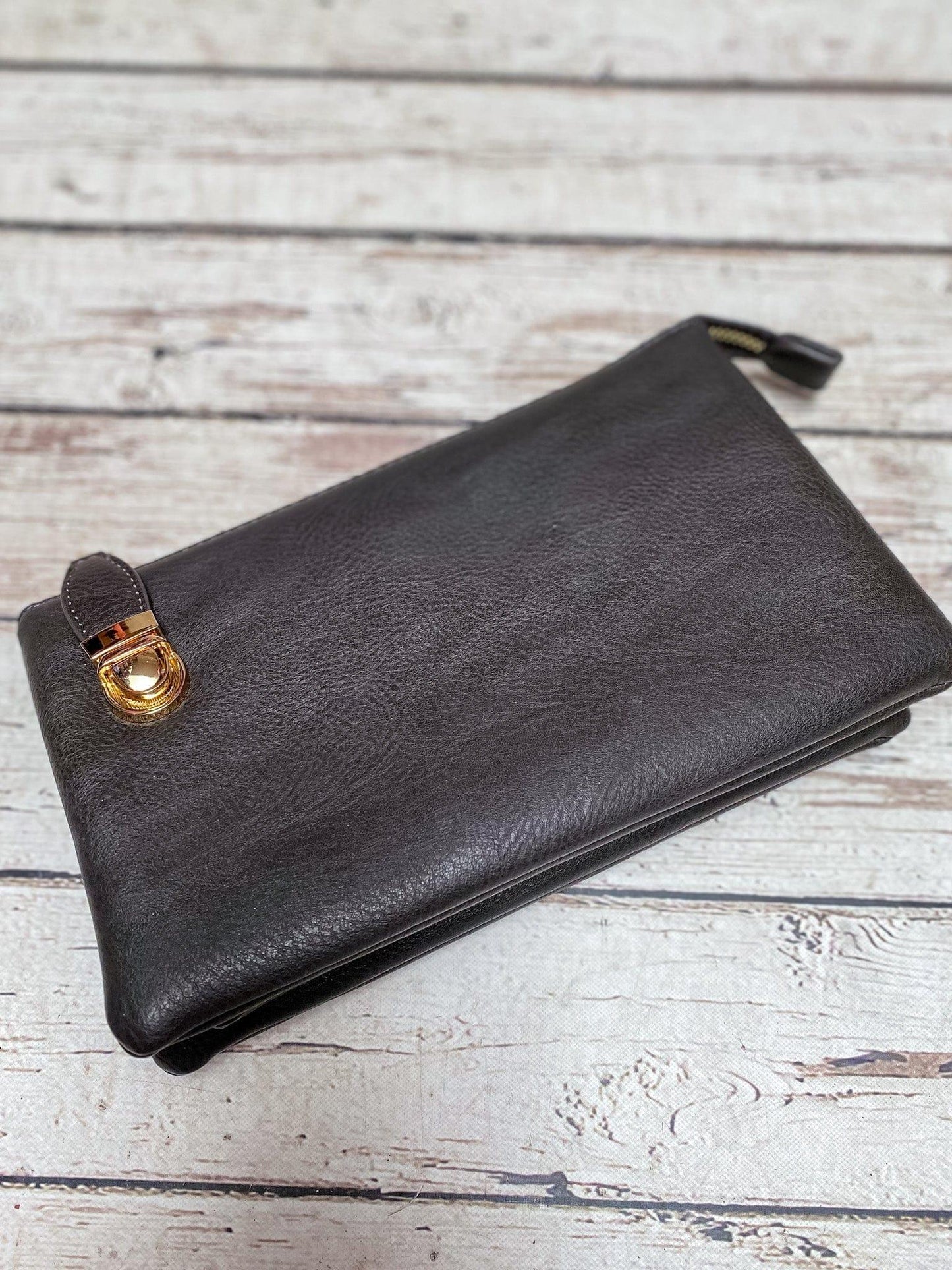 Handbags Top Zipper Crossbody Gray