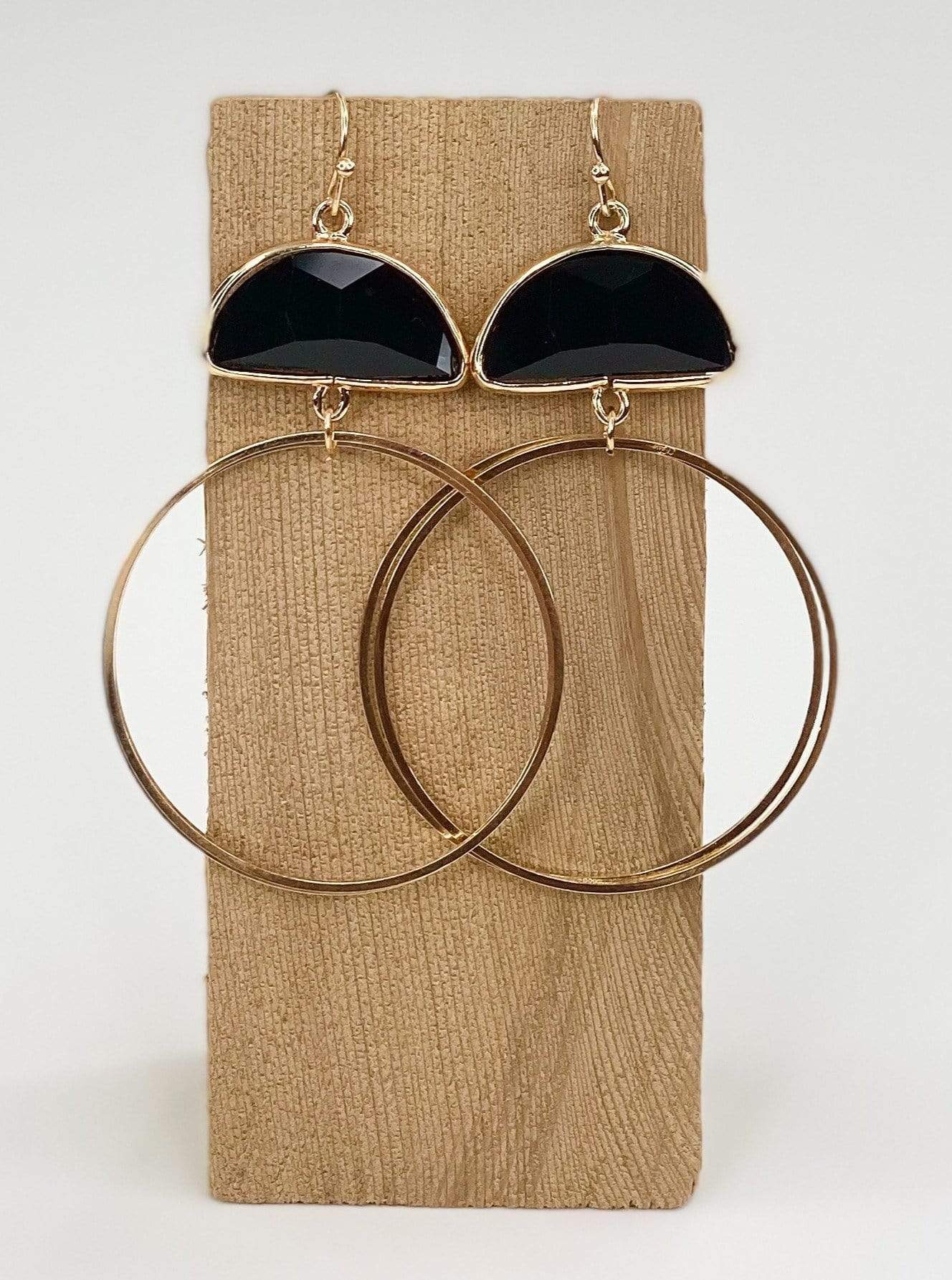 Earrings Audrie Double Hoop Earring