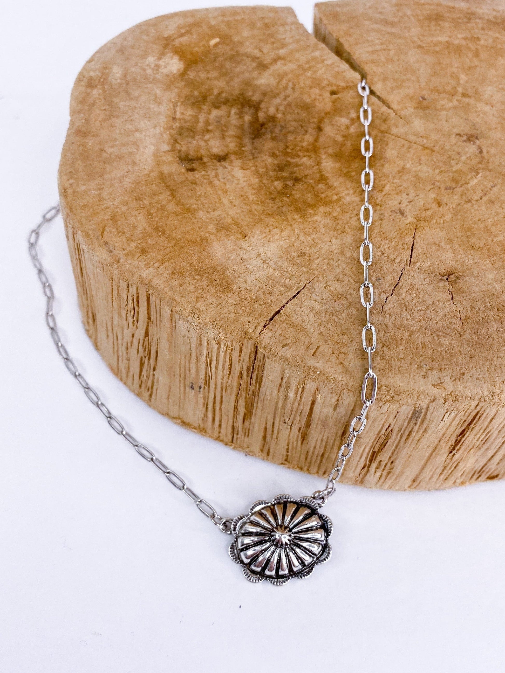 Necklaces Dainty Concho Necklace