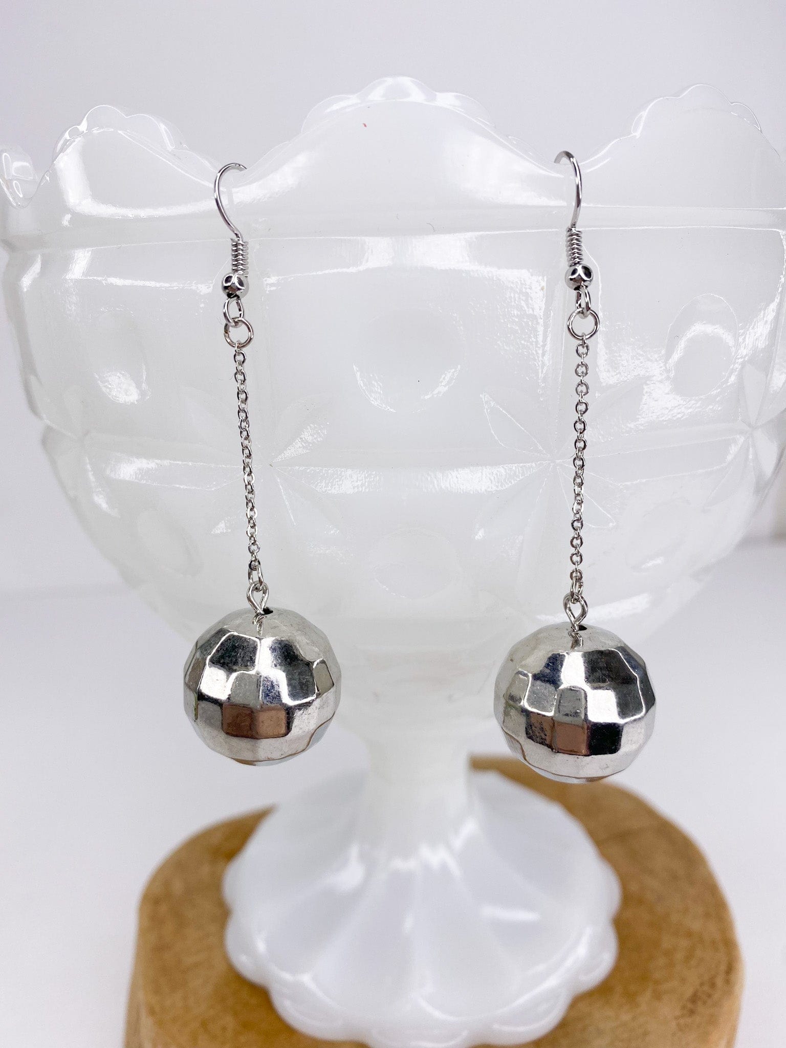 Earrings Silvee Disco Ball Earring